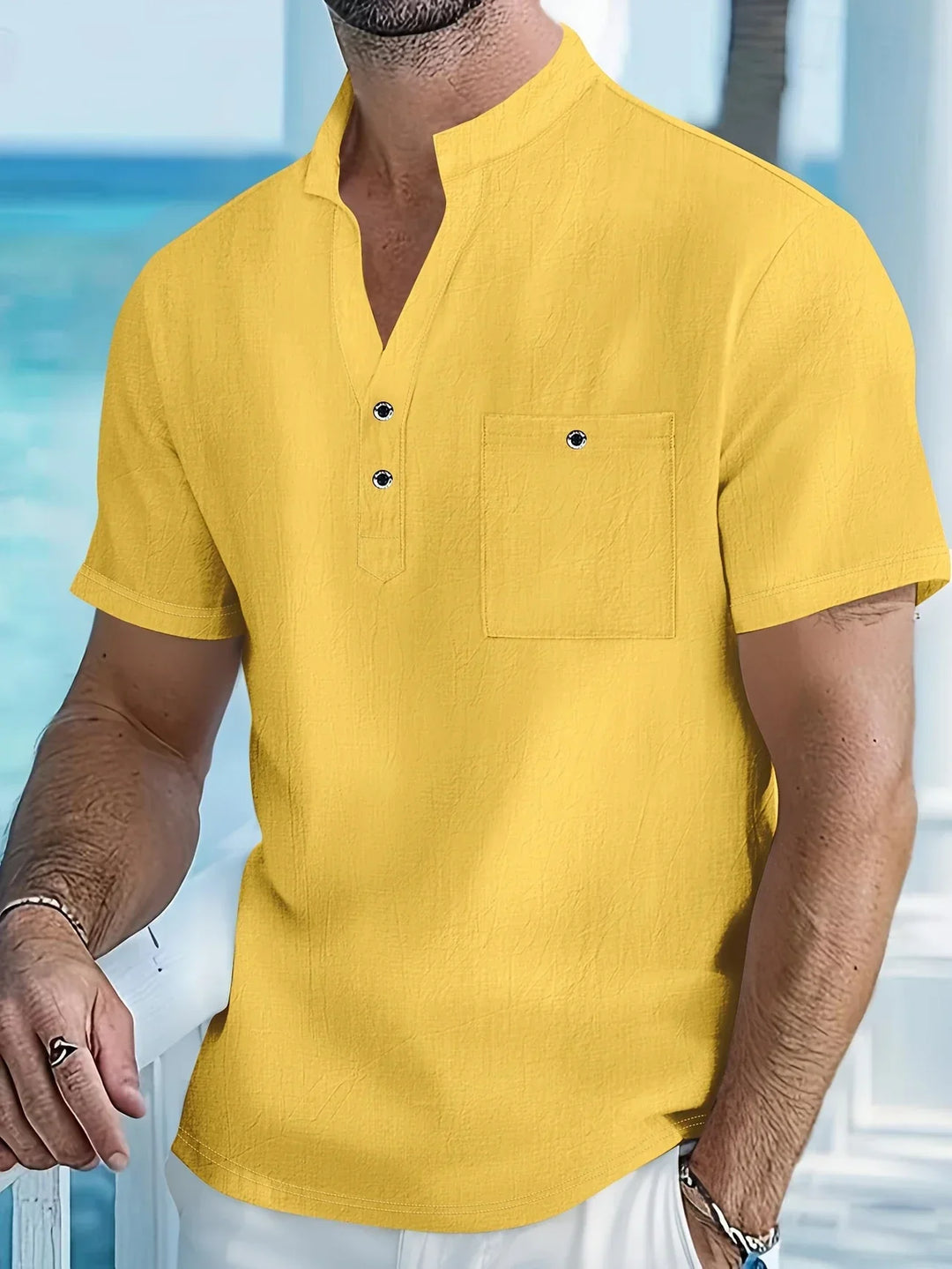 Markos | Casual Short Sleeve Shirt with Buttons