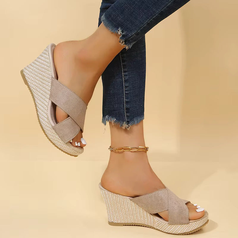Chloe™| Almina Comfort Wedges Sandals