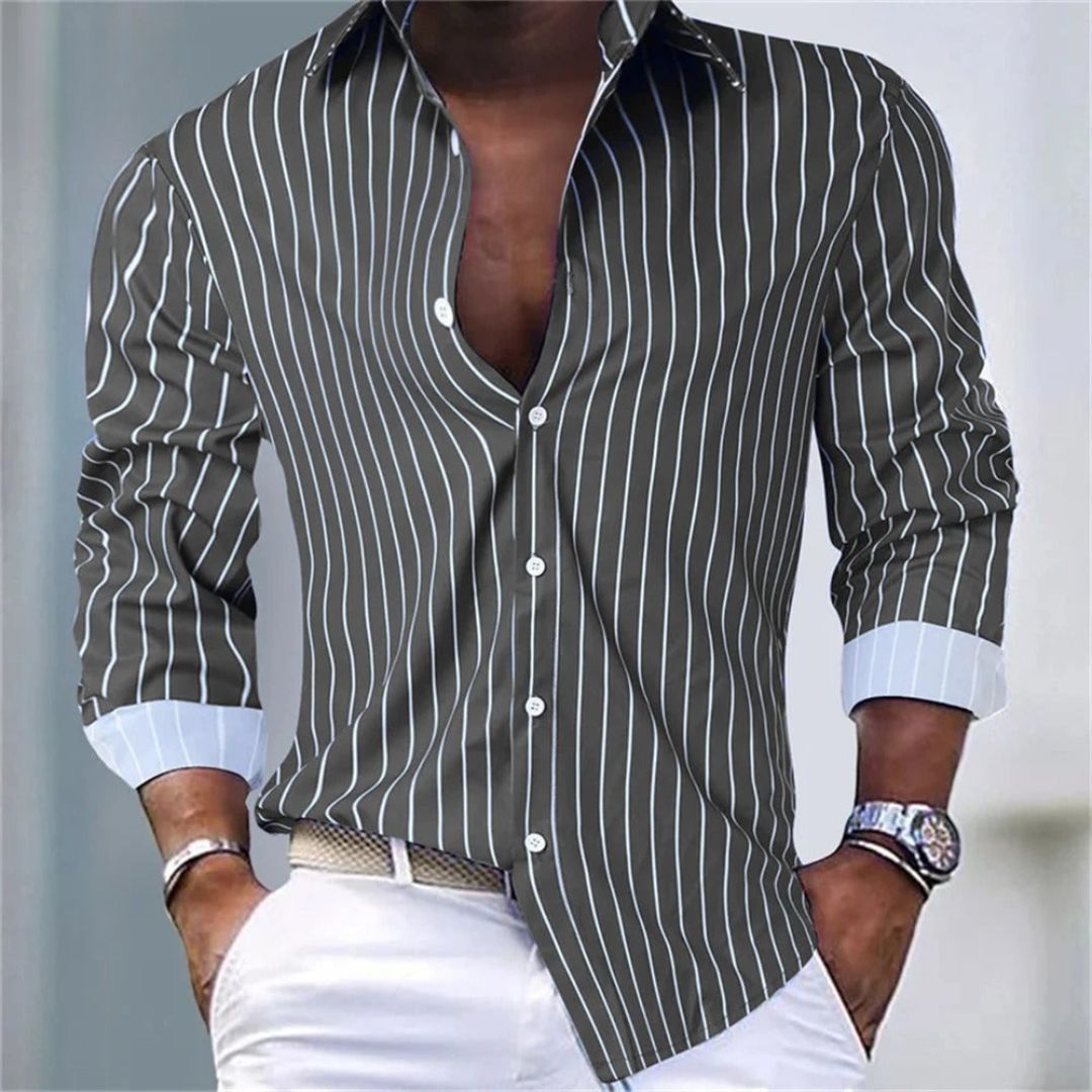 Marton™ | Essential Striped Shirt