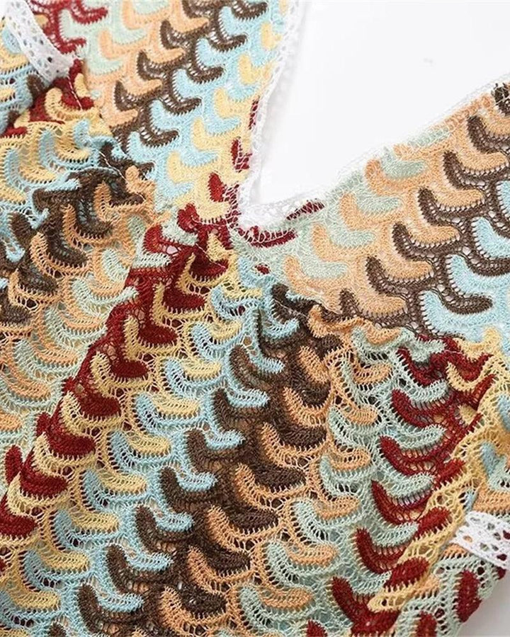 Sienna | Retro Halter-Neck Fitted Maxi Dress