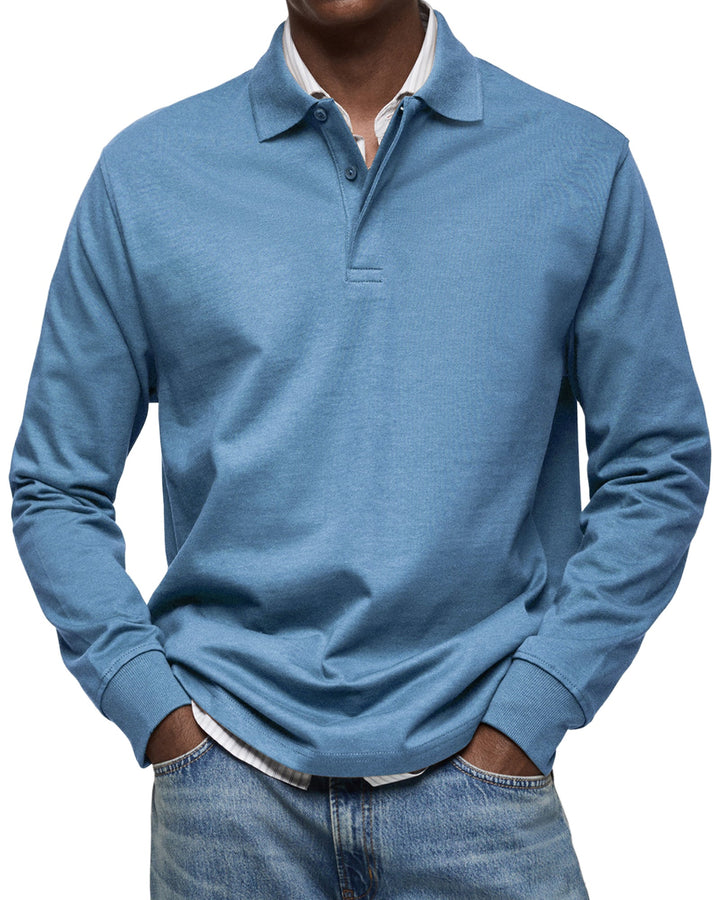 Richard™ | Casual Polo Shirt with Long Sleeves
