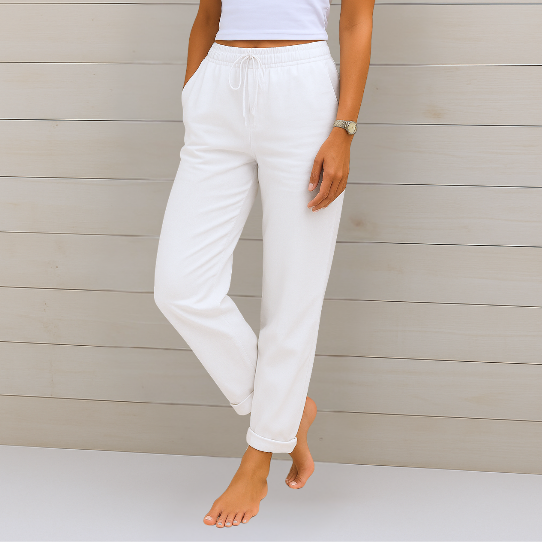 Alison | Soft Cotton Relaxed Fit Pants