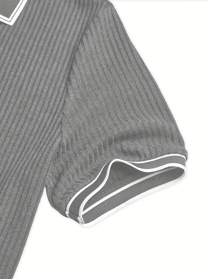 Orestis | Elegant Short Sleeve Polo Shirt