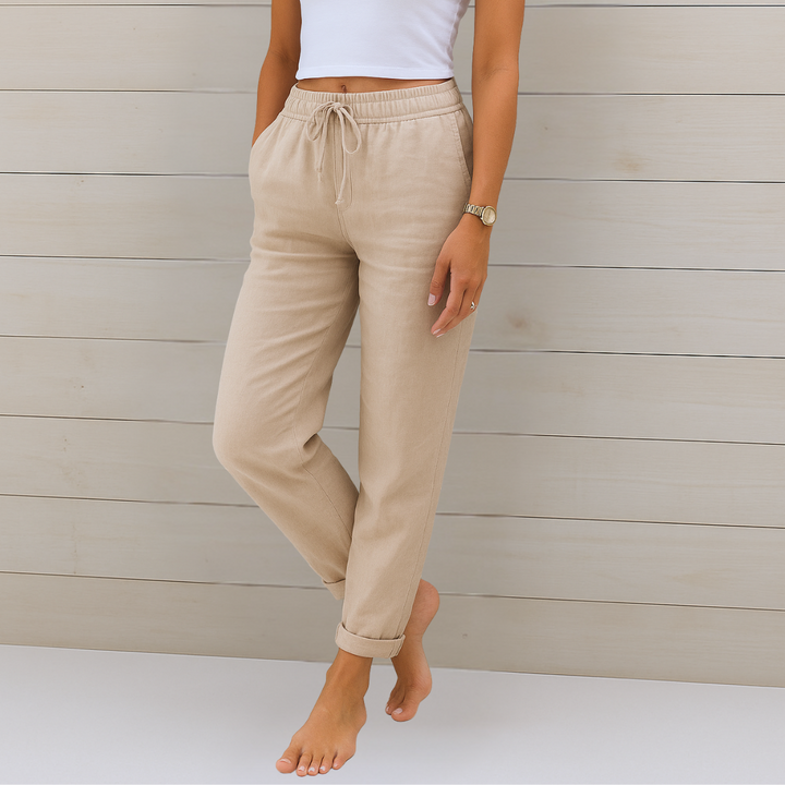 Alison | Soft Cotton Relaxed Fit Pants