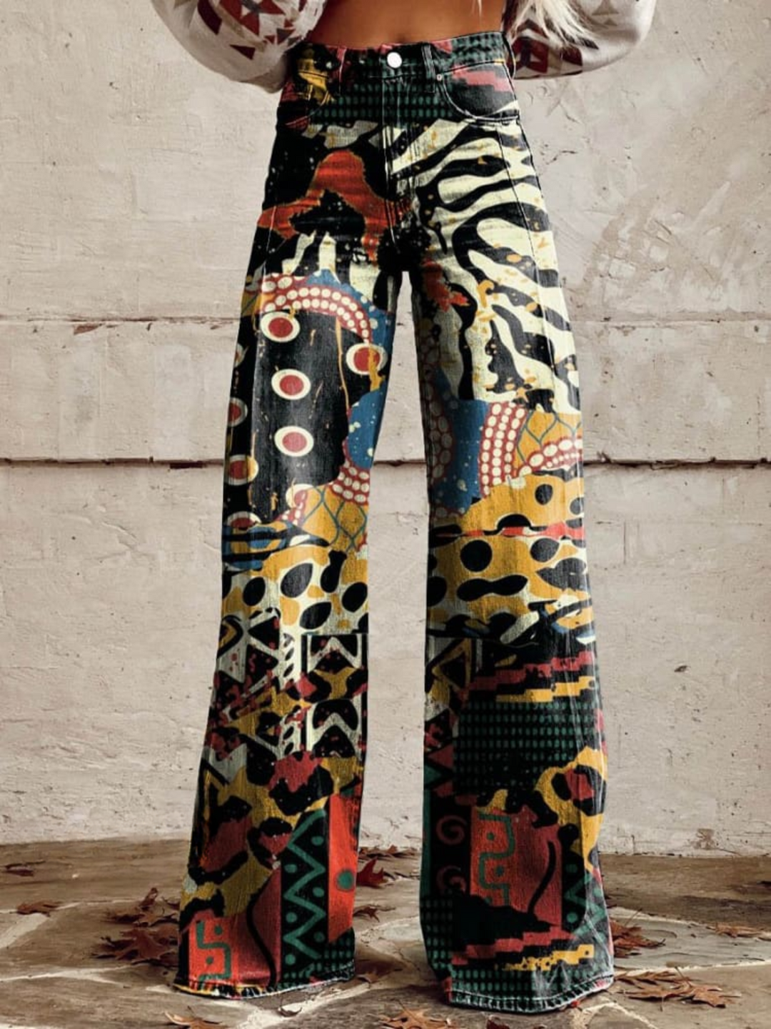 Leona | Tribal Art Statement Pants