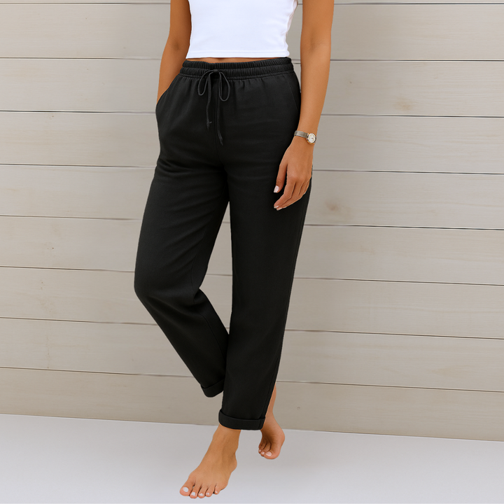 Alison | Soft Cotton Relaxed Fit Pants