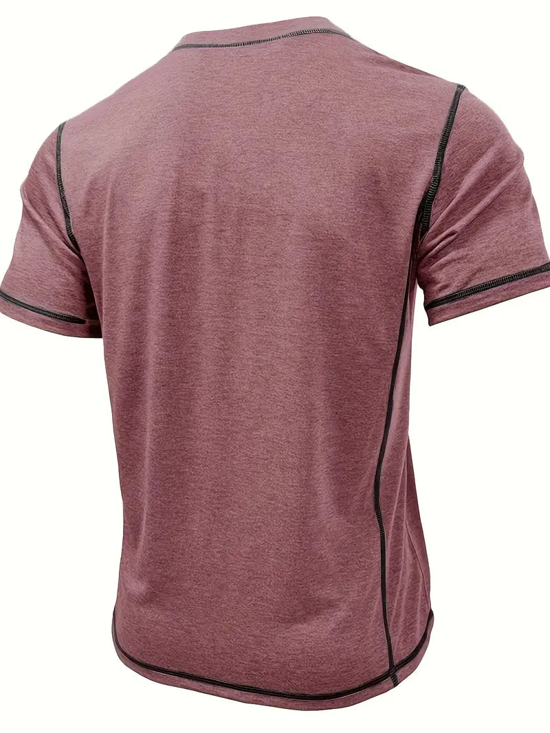 Orazio™ | Short Sleeve T-Shirt with Buttons