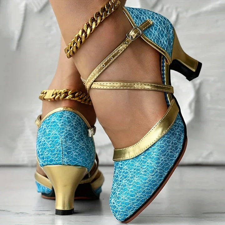 Chloe™| Thalia Chunky Heeled Sandals