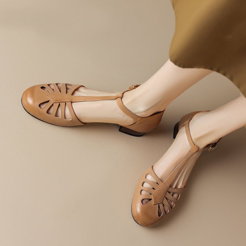 Chloe™| Sacha Elegant T-Strap Sandals