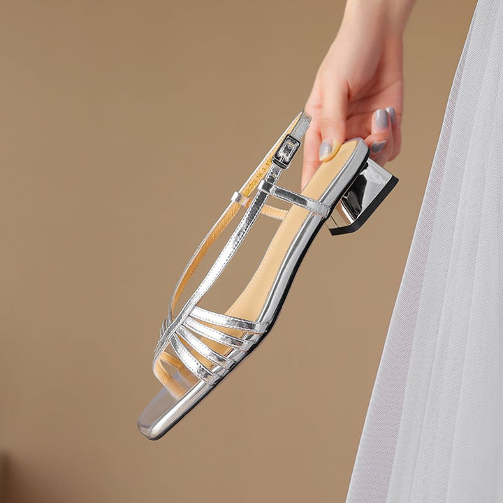 Chloe™| Courtini Elegant Flat Sandals