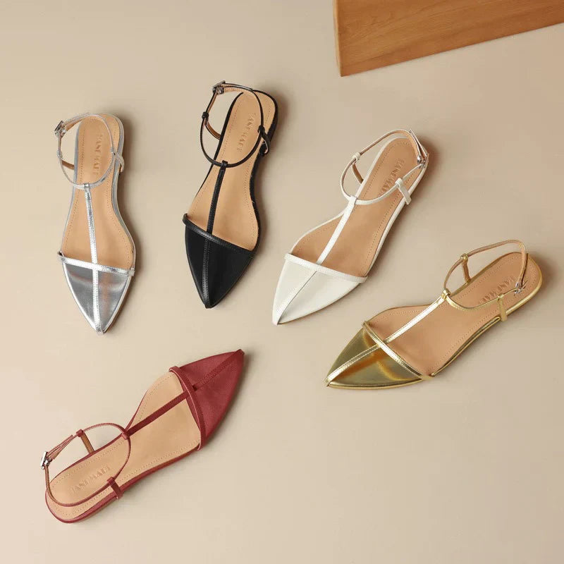 Chloe™| Laney Elegant Flat Sandals
