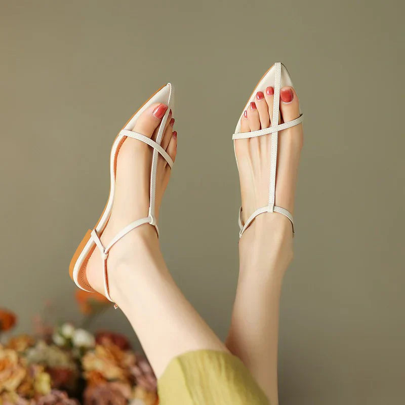Chloe™| Laney Elegant Flat Sandals