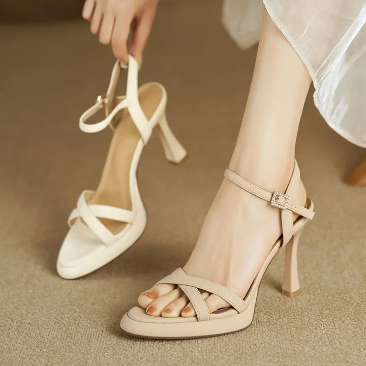 Chloe™| Andy Open Stiletto Heeled Sandals