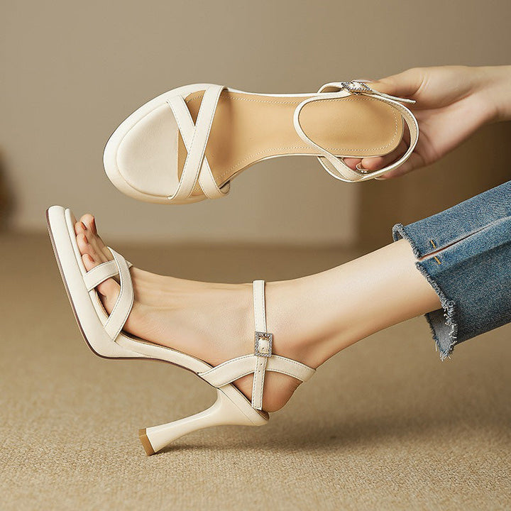 Chloe™| Andy Open Stiletto Heeled Sandals