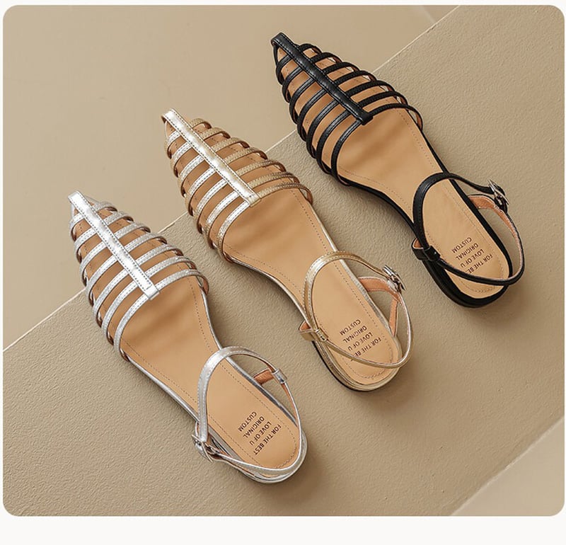 Chloe™| Kiara Elegant Flat Sandals