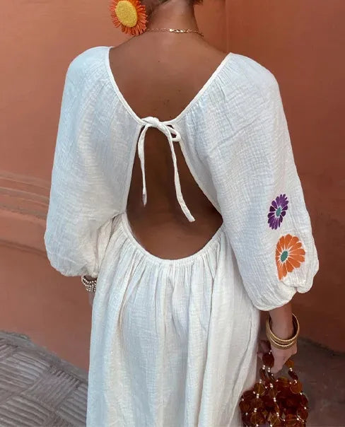 Grace | Easy Bloom Floral Pocket Midi Dress