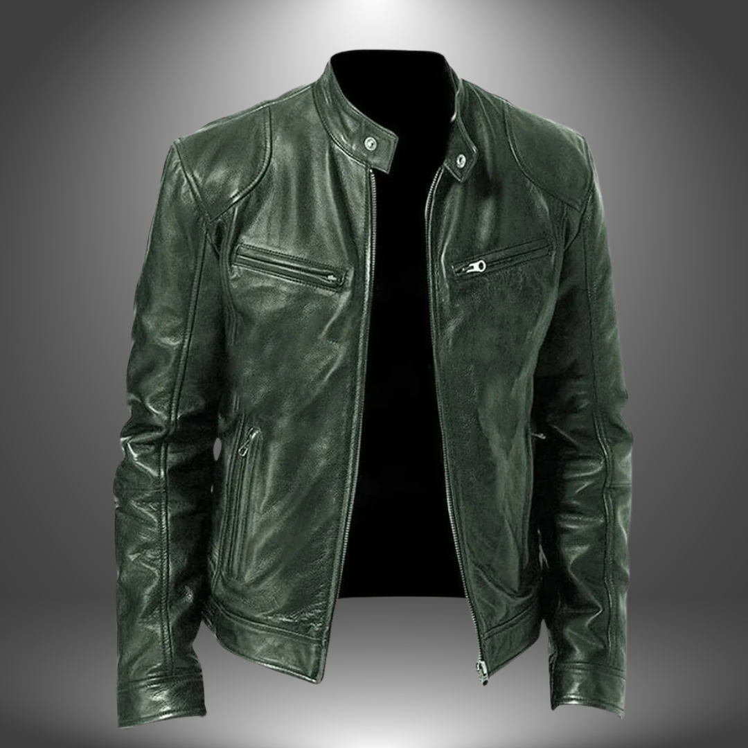 Eric | Sleek Zipper Moto Jacket