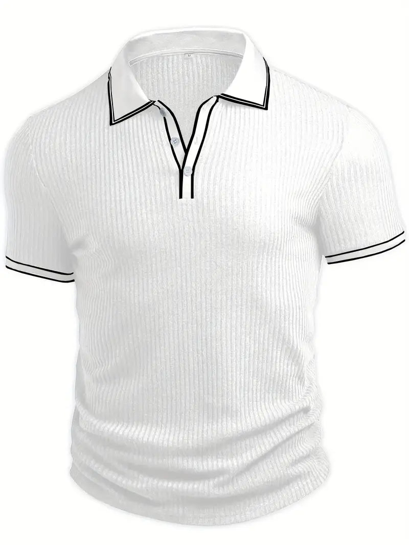 Orestis | Elegant Short Sleeve Polo Shirt