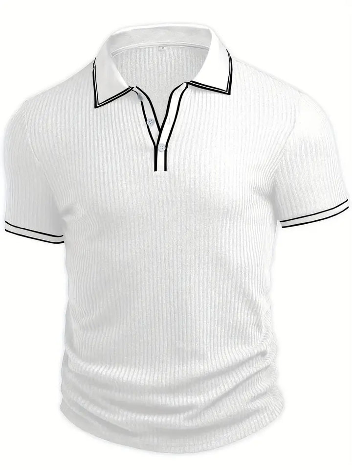 Orestis | Elegant Short Sleeve Polo Shirt
