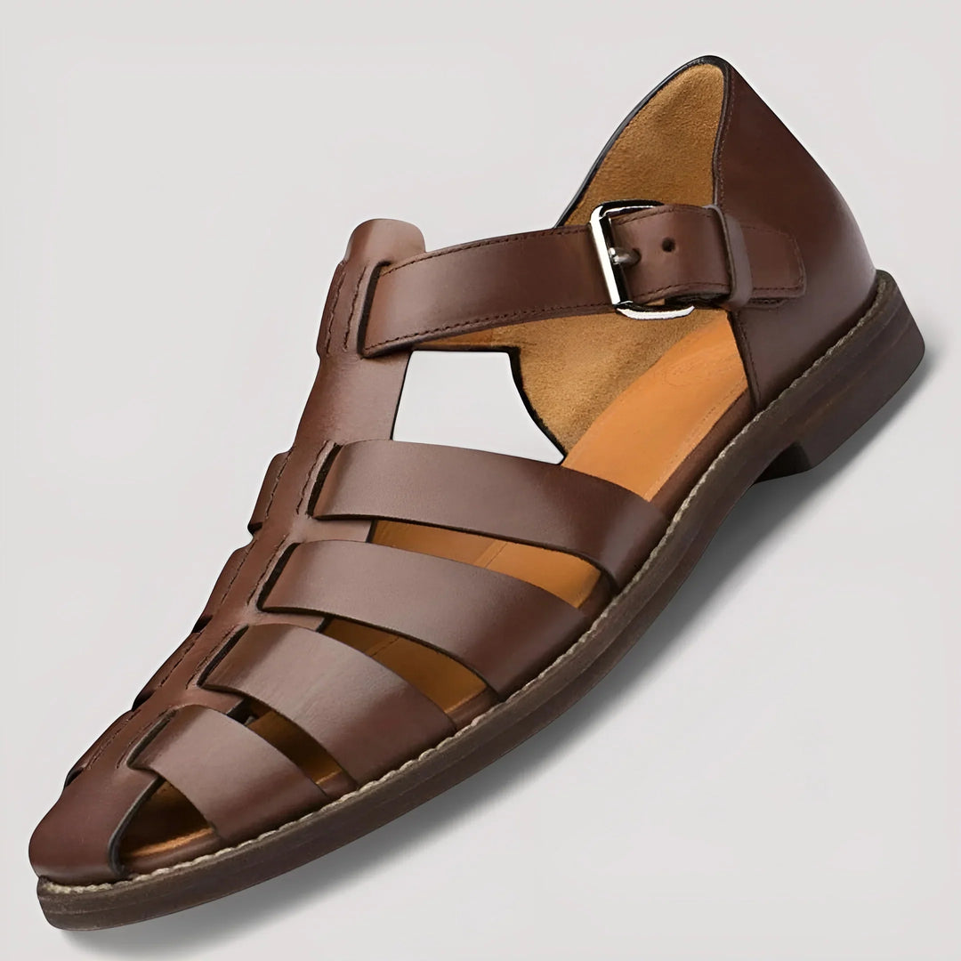 Premium leather sandals for men