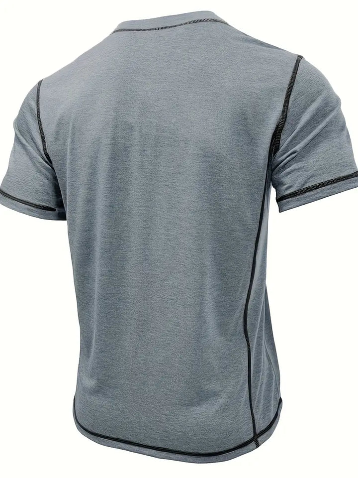 Orazio™ | Short Sleeve T-Shirt with Buttons