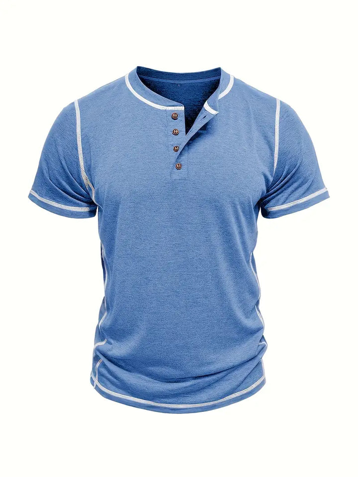 Orazio™ | Short Sleeve T-Shirt with Buttons