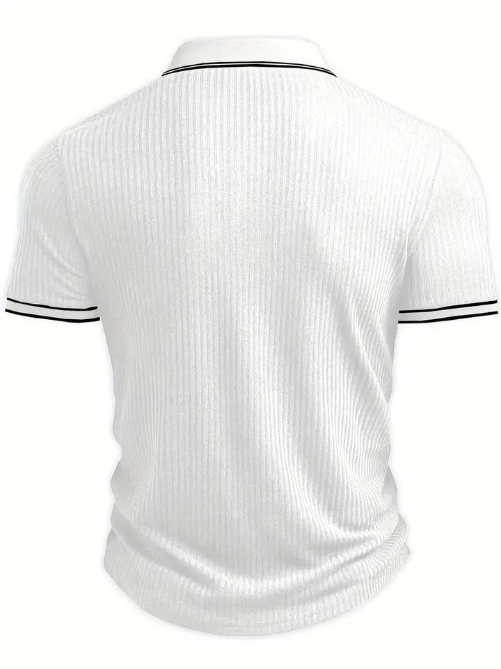 Orestis | Elegant Short Sleeve Polo Shirt