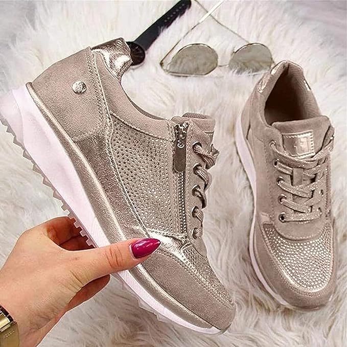 Chloe™| Gabor Zip-Up Orthopedic Sneakers