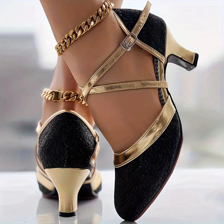 Chloe™| Thalia Chunky Heeled Sandals