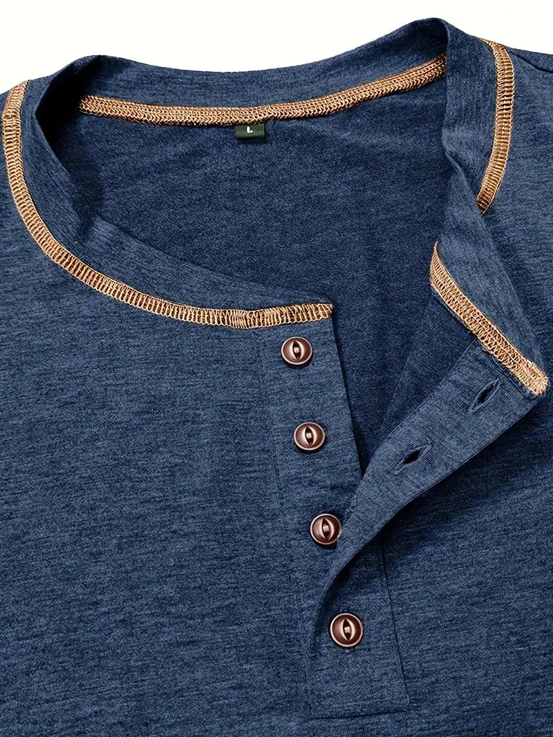 Orazio™ | Short Sleeve T-Shirt with Buttons