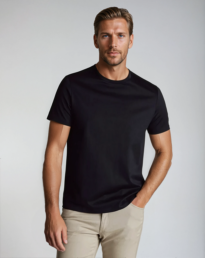Signature Supima T-shirt – Deep Black