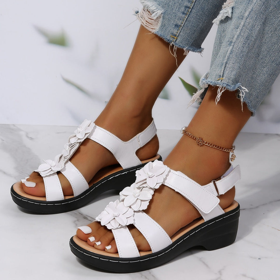 Chloe™| Bordeaux Orthopedic Sandals
