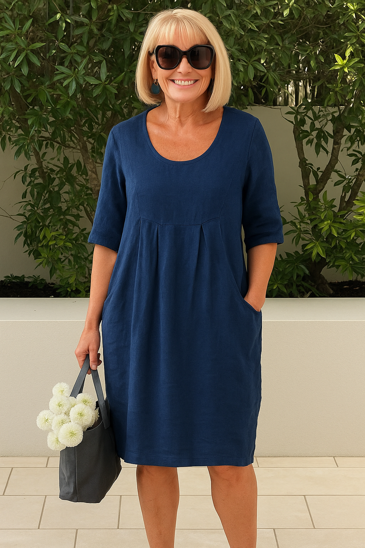 Nancy | Everyday Linen Pocket Dress