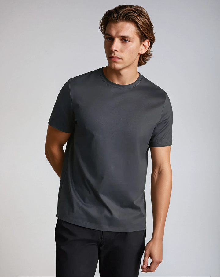 Signature Supima T-shirt – Deep Gray