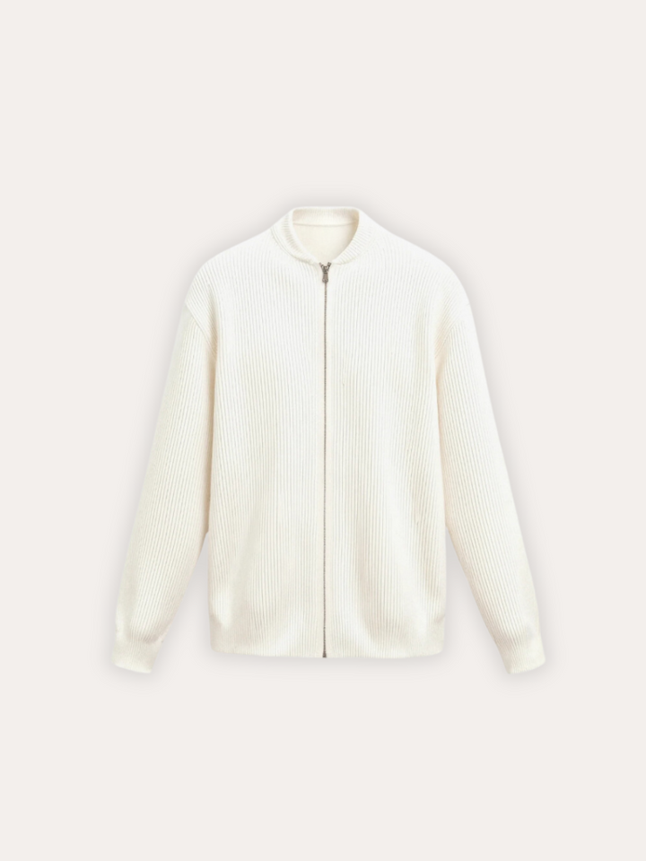 Knitted Vest with Zipper