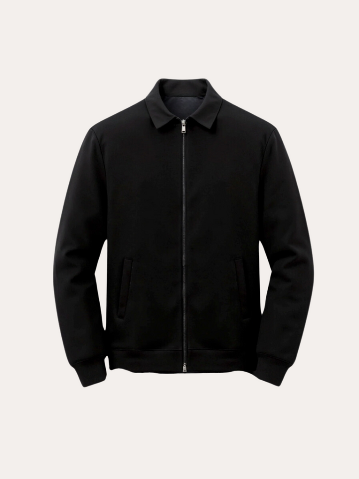 Jacket with Polo Collar