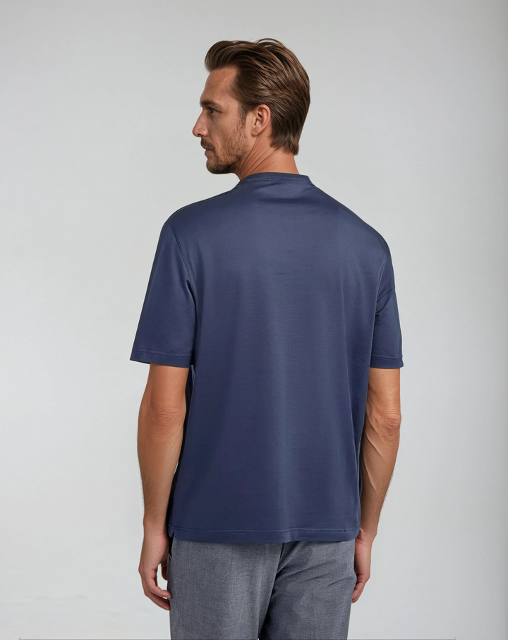 Signature Supima T-shirt – Intense Blue