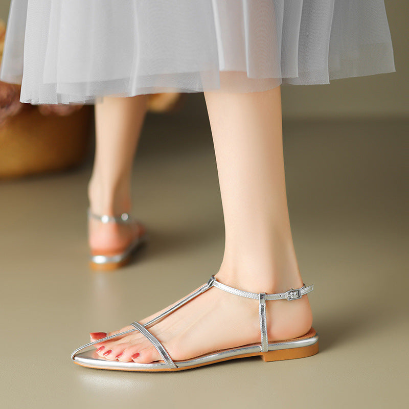 Chloe™| Laney Elegant Flat Sandals
