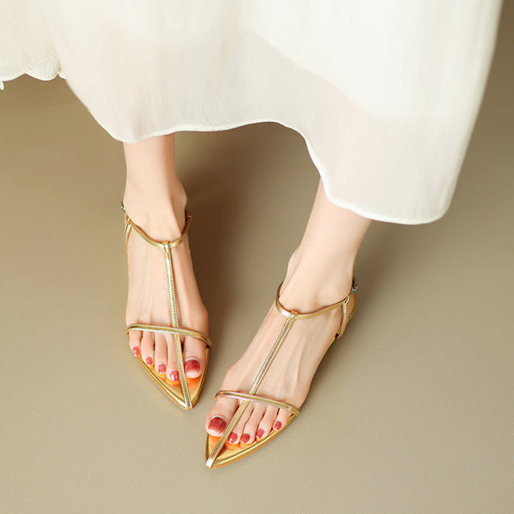 Chloe™| Laney Elegant Flat Sandals