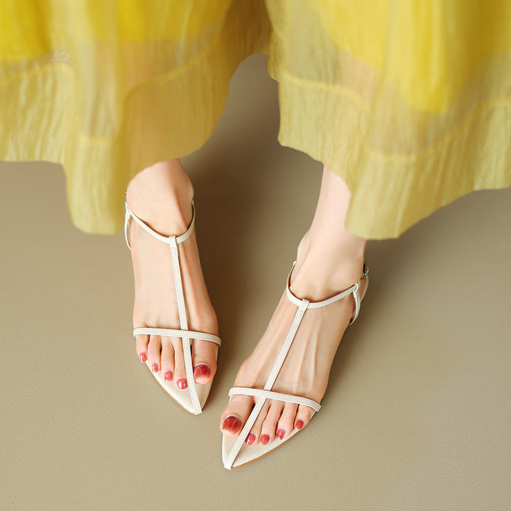 Chloe™| Laney Elegant Flat Sandals