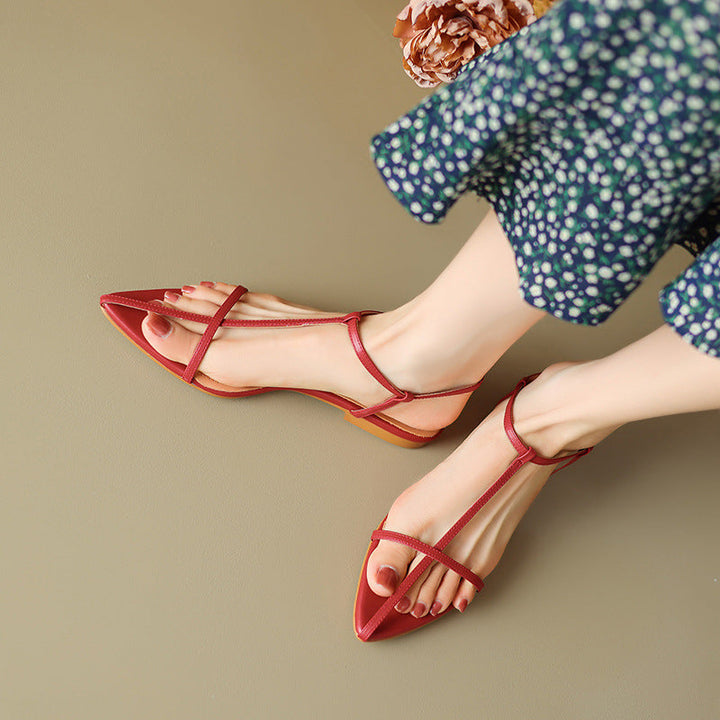 Chloe™| Laney Elegant Flat Sandals