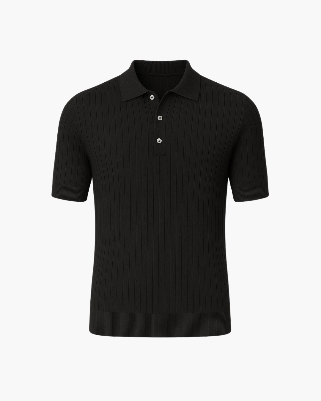 Donte™ | Short-Sleeved Knitted Polo Shirt