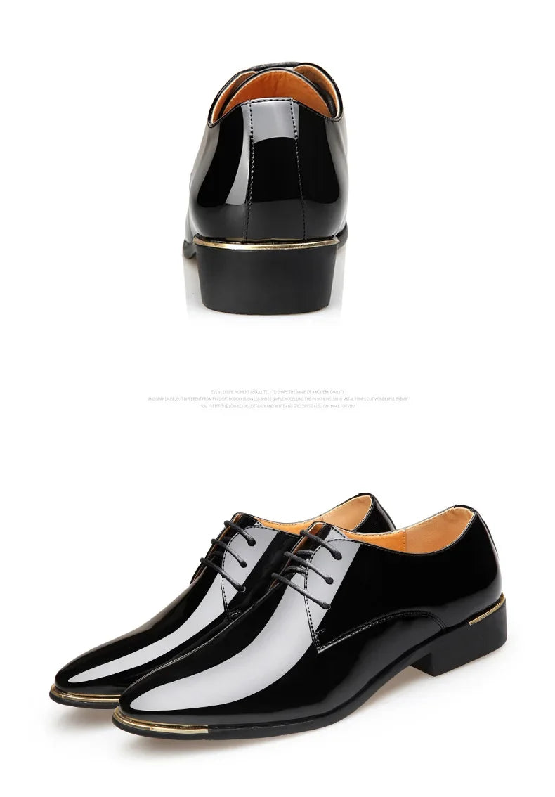 Henry™ | British Style Patent Leather Shoes for Men