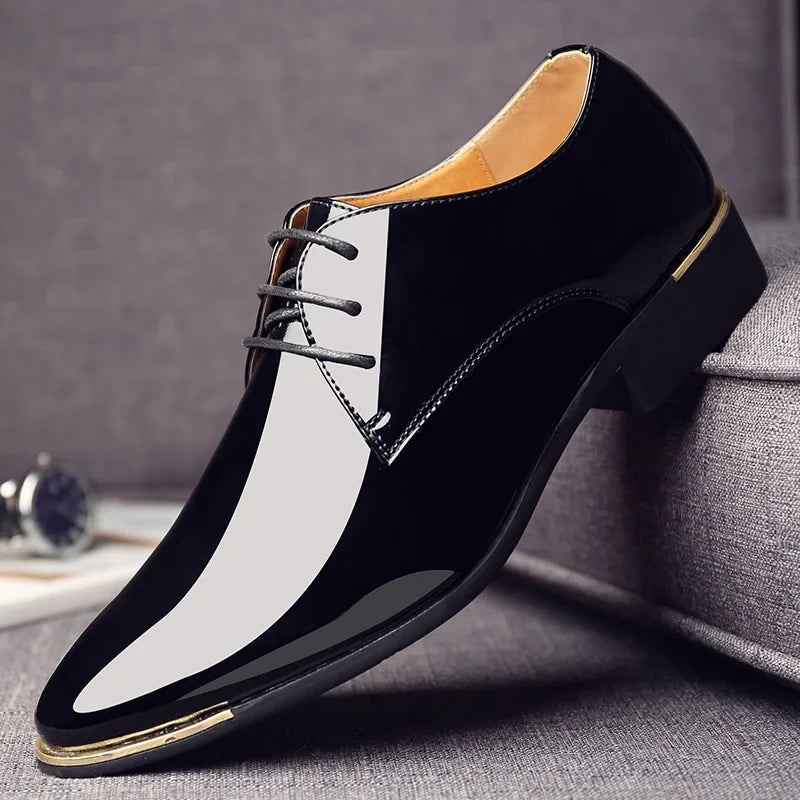 Henry™ | British Style Patent Leather Shoes for Men