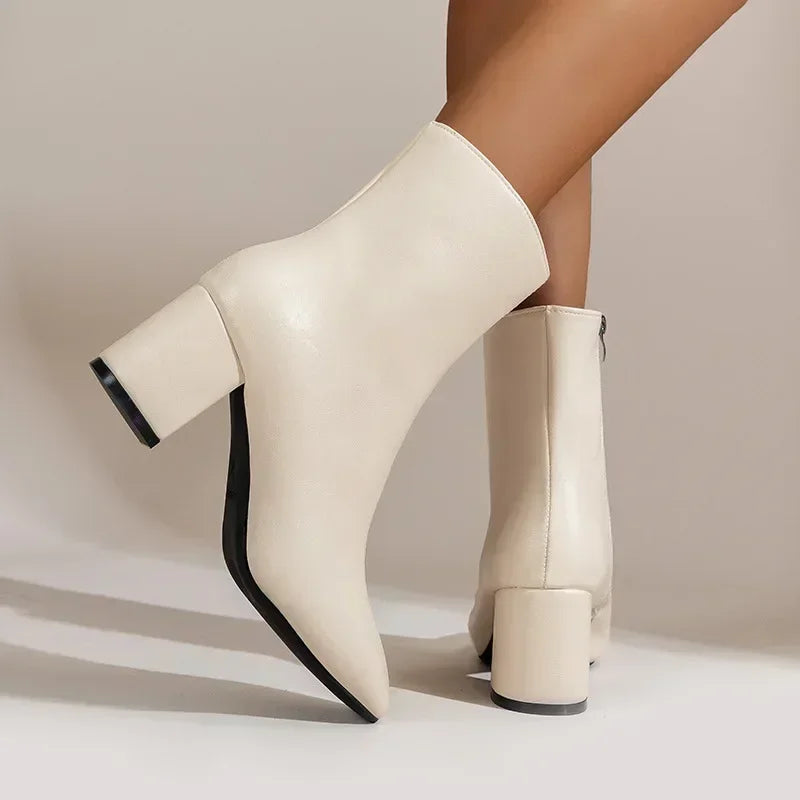 Chloe™| Liana Leather Ankle Boots