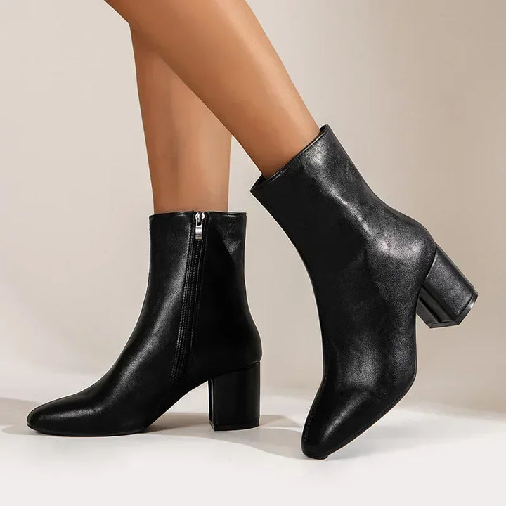 Chloe™| Liana Leather Ankle Boots