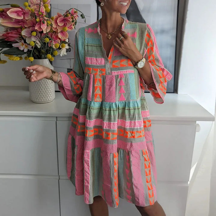 Laura | Boho Glow Tiered Dress