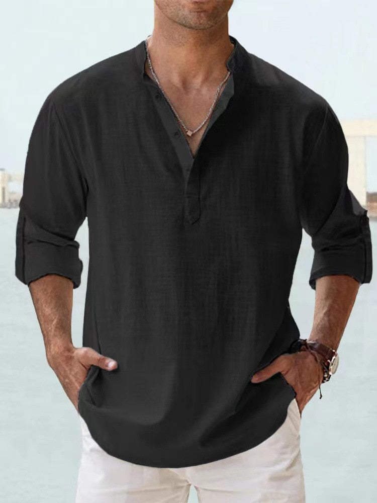 Charlie™ | Breathable Linen Shirt