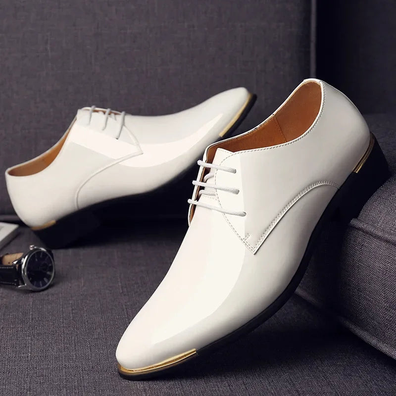 Henry™ | British Style Patent Leather Shoes for Men