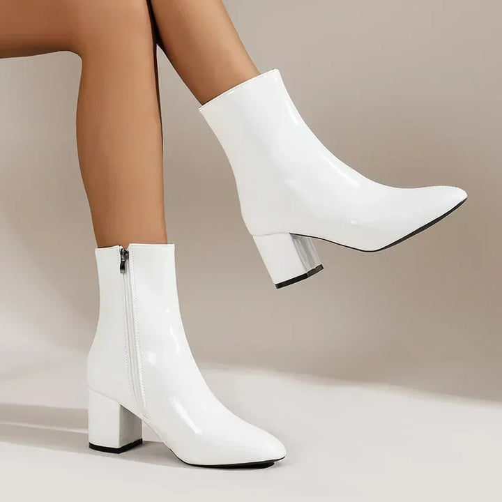 Chloe™| Liana Leather Ankle Boots